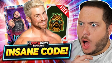 JOE HENDRY Coming to WWE SuperCard?! You Need THIS Insane CODE! (Free ADVENTURE Card!)
