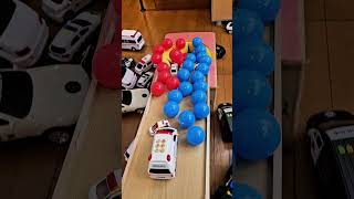 Ambulance Emergency Run! Balls Slide into a hole #救急車 #toys