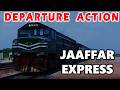 Late Night Train Video, Jafar Express Departure Action, Jahangira Road Railway Station, KPK Pakistan