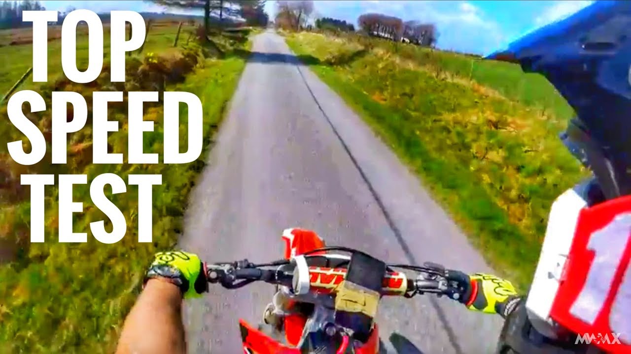 Honda Crf250R Top Speed Test (Mph)