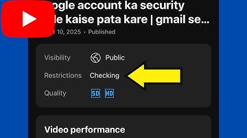 youtube video upload checking problem