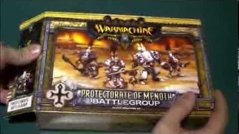 CC Unboxing - Warmachine, Protectorate of Menoth Battlegroup