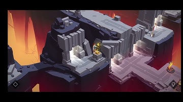 How to Complete THE CAVE OF FIRE Level 11 final part of Lara Croft GO 4k HD