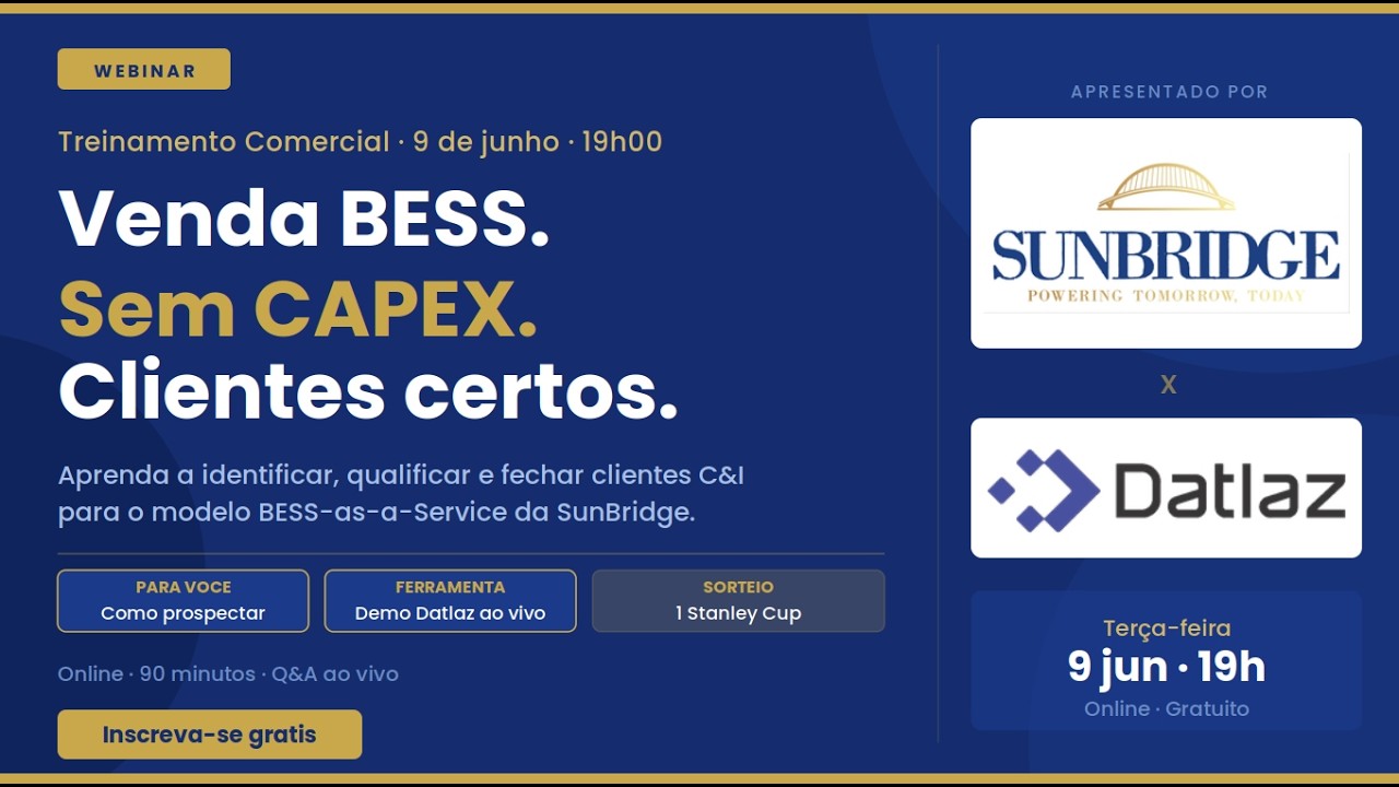 Como Encontrar os Clientes Certos para BESS-as-a-Service
