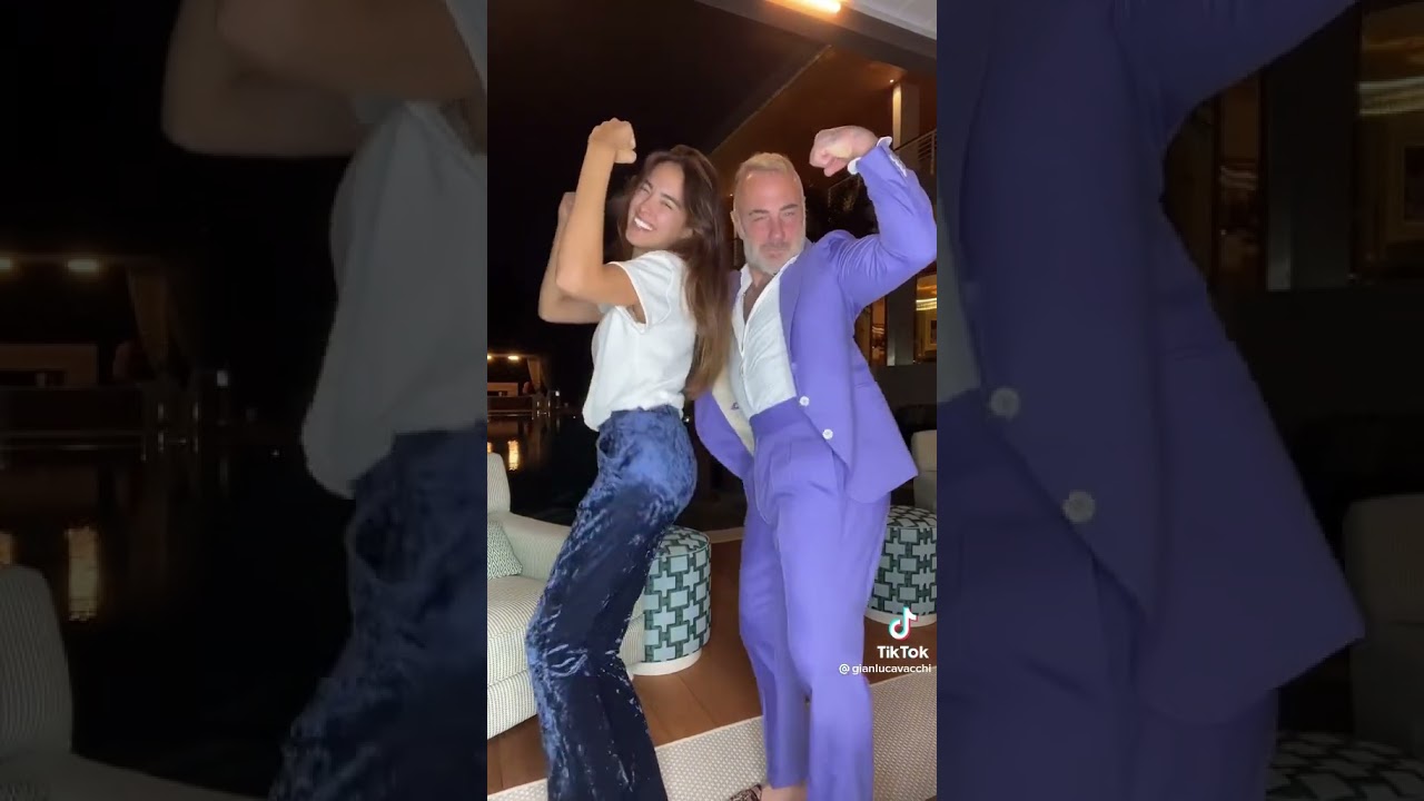 The italian Millionaire Gianluca Vacchi & Sharon Fonseca New Tiktok Video Dance 