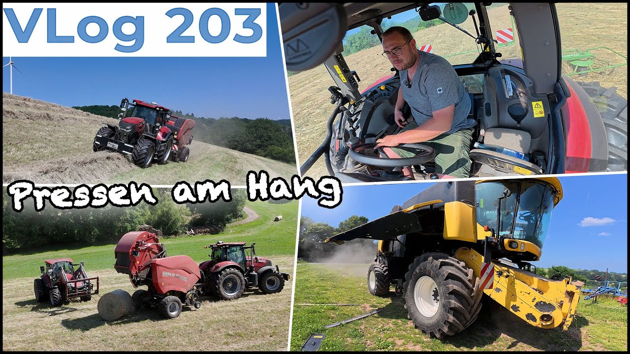 FarmVLOG#203: Domis Leben besteht nur noch aus HEU & der Drescher muss langsam raus