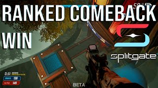 Splitgate Comeback Win In Ranked (No Commentary)