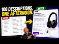 Write 100 Product Descriptions in an Afternoon with AI