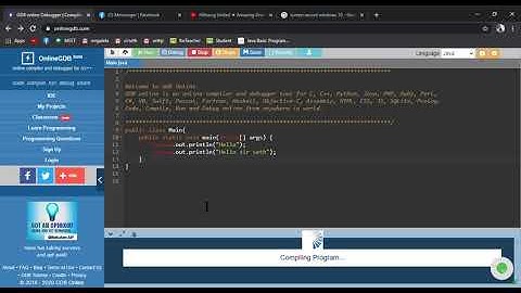 GDB online Debugger   Compiler   Code, Compile, Run, Debug online C, C++