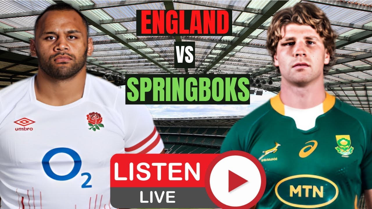 Springboks vs England 2022 Live Match Commentary