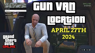 Gun Van Location Today | APRIL 27TH 2024 | GTA 5 ONLINE | RAILGUN + RARE GUNS IN STOCK!!!!