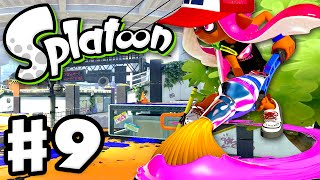 Splatoon - Gameplay Walkthrough Part 9 - Inkbrush! (Nintendo Wii U)