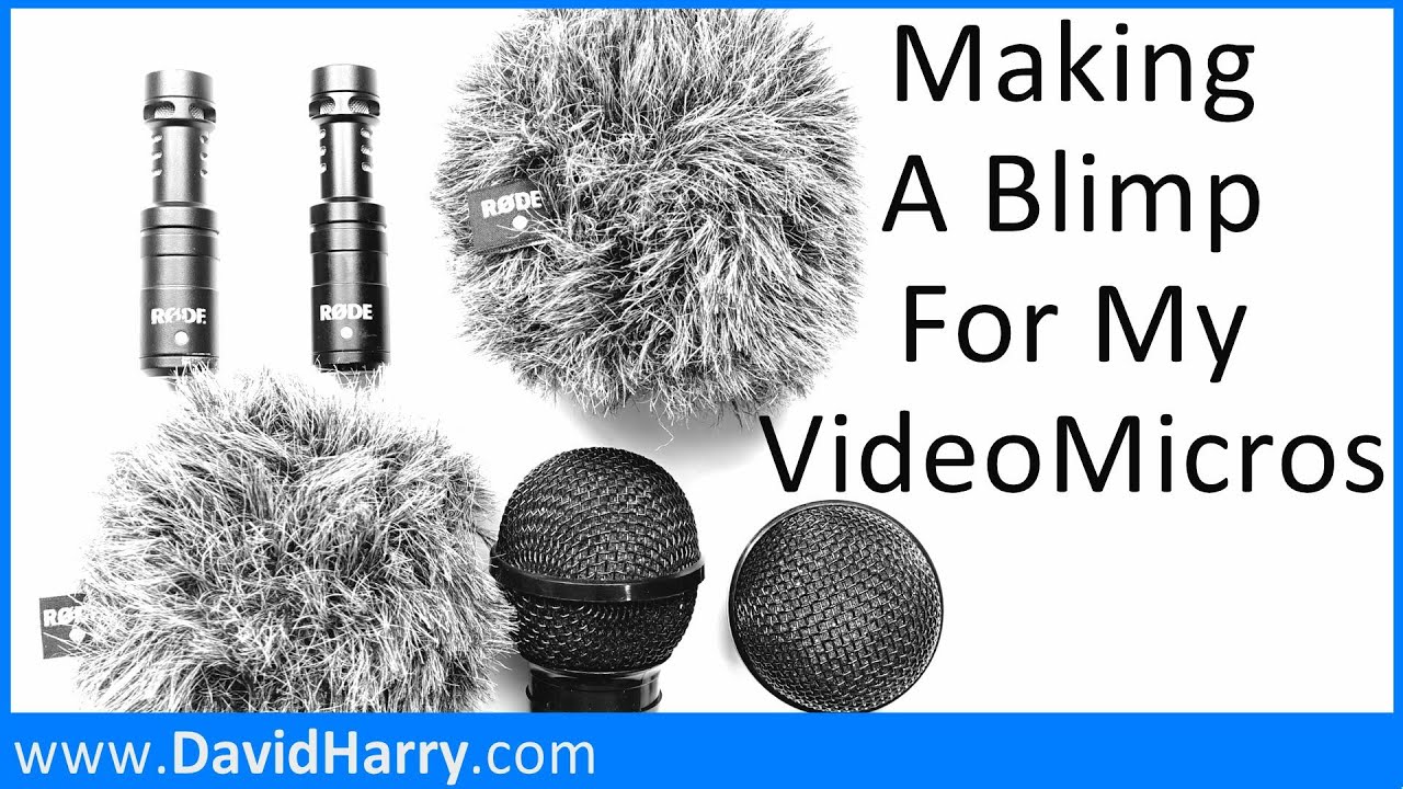 Making A Mini Blimp & Deadcat System For My RODE VideoMicro My