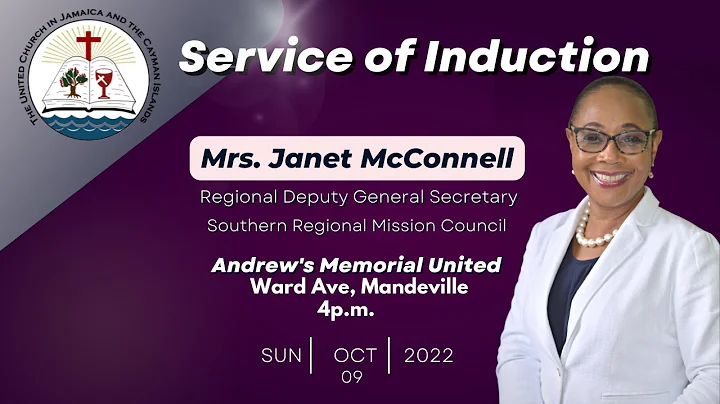 Service of Induction for Mrs. Janet McConnell, RDG...