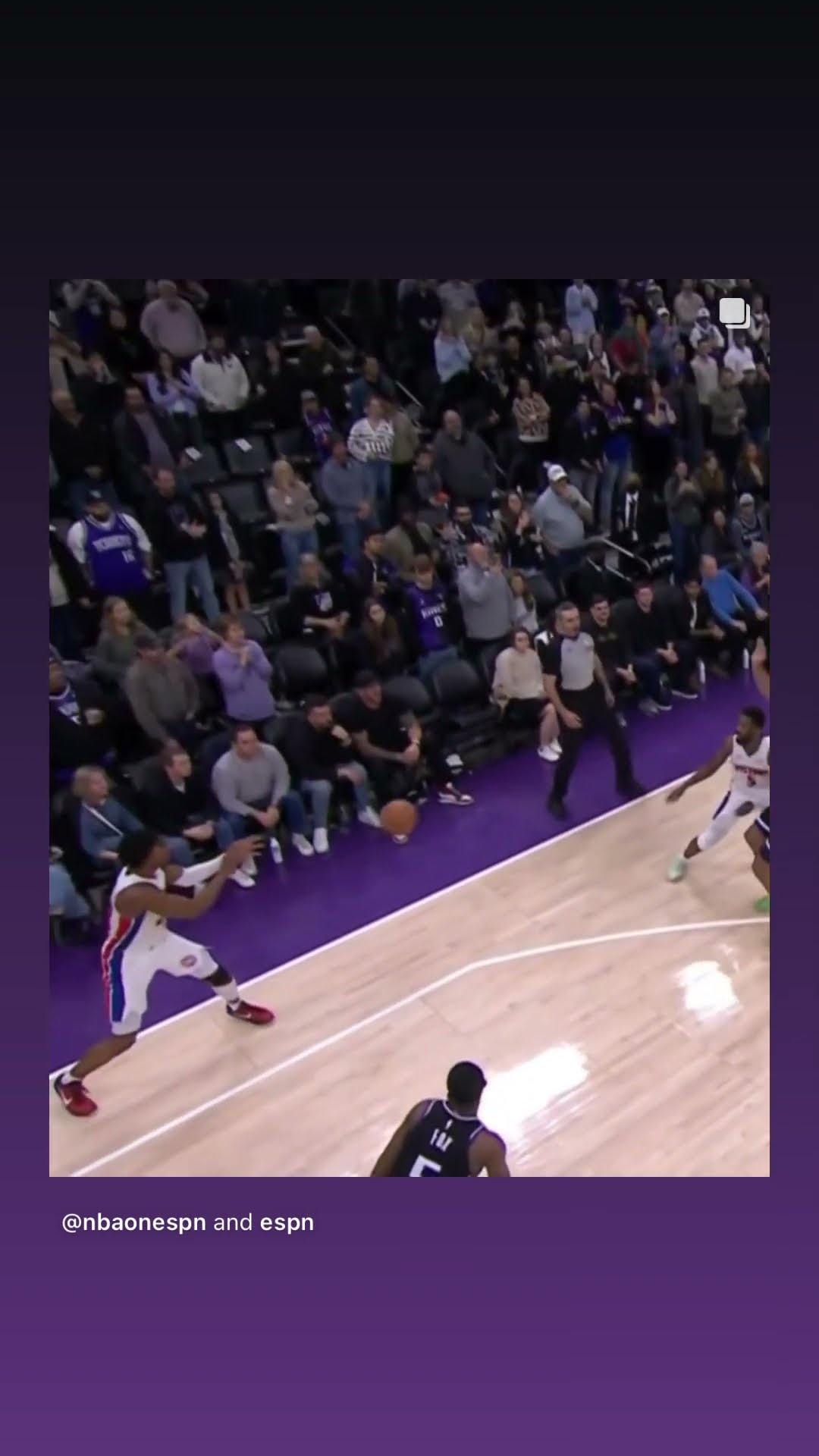 Unnatural launch angle ? #hoodnews #jadenivey #detroitpistons #sacramentokings #how #clutch #omg