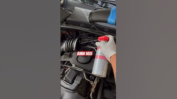 CRC Intake Valve & Turbo Cleaner on BMW N55 Engine with carbon buildup #bmwnation #n55