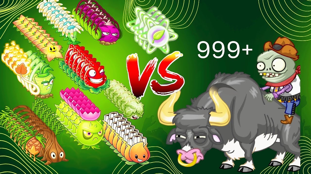 🔥 Rodeo Legend Zombie Level 999 vs EVERY Plant | Plants vs Zombies 2 🔥
