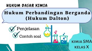 Hukum Perbandingan Berganda (Hukum Dalton)- hukum dasar kimia