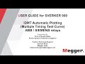IDMT Automatic Plotting (Multiple Timing Test Curve) ABB / SIEMENS relays SVERKER 900