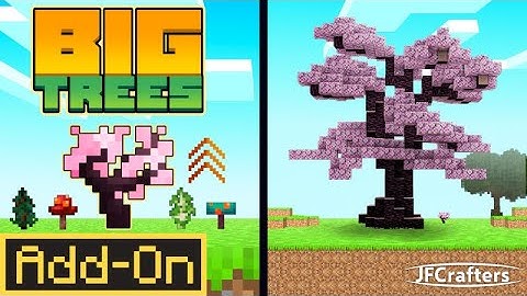 BIG TREES ADDON: Build Your Own Biomes in Minecraft Bedrock Edition!