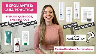 EXFOLIANTES PARA LA CARA: ACNÉ, PIEL GRASA, ROSÁCEA, MANCHAS... | FÍSICOS, QUÍMICOS Y ENZIMÁTICOS