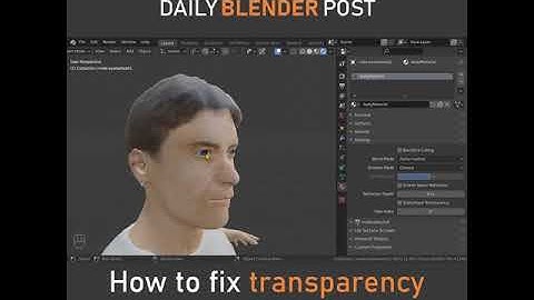 Fix Transparency Issues in Eevee (Blender) #Shorts