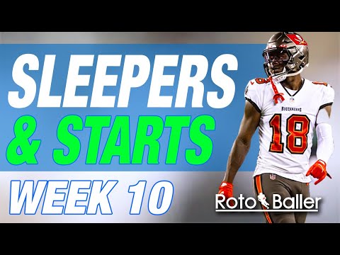 Sleepers, Start 'Em, and Value Plays - Fantasy Football Advice for Week 10