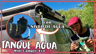 TANQUE AGUA PVC para MINI CAMPER 4x4. ¿Sirve como DUCHA SOLAR?