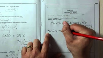 Edexcel GCSE Paper 1 June 2014 Question 13 - Estimation