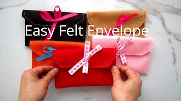 Easy Felt Envelope | Crafty For Home