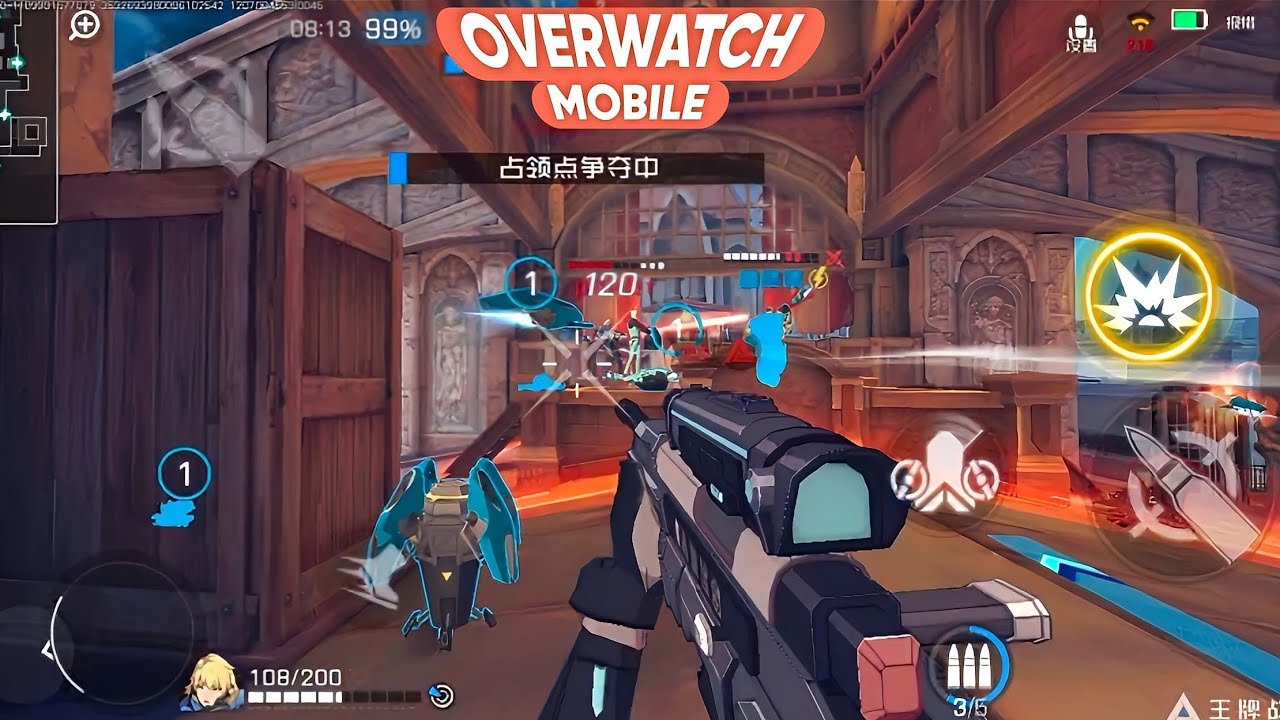 OVERWATCH MOBILE SNIPER GAMEPLAY (ACE FORCE 1)