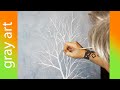 Как нарисовать дерево / Пишем акрилом / Акриловые краски