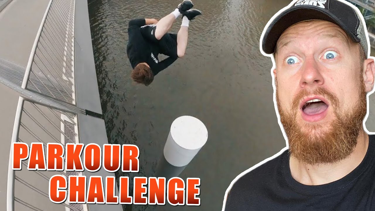 KRASSE Parkour Challenge in HAMBURG - Menschliches Katapult | Fritz Meinecke reagiert auf STORROR