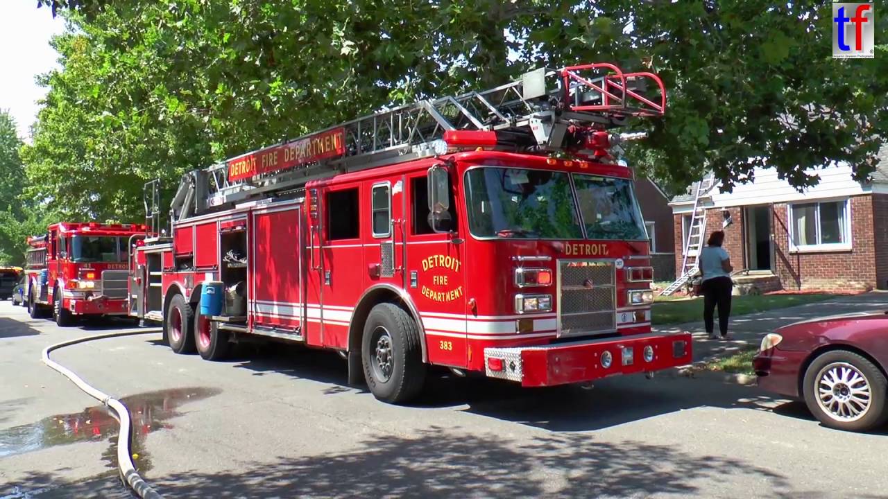 Detroit Fire Department Box Alarm, Fire Occupied Dwelling, Balfour Rd