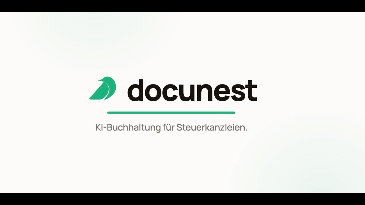 docunest KI-Buchhaltung, Produkt-Demo, Vorschaubild des Videos