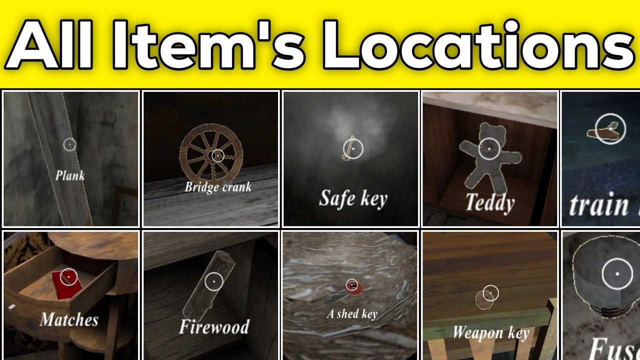 Latest All Item's Locations In Granny 3😱 Item's Locations Horror Games • Gameplay!! YouTube
