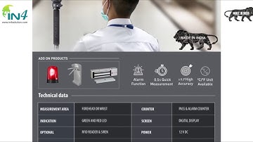 In37 TD touchless temperature detector