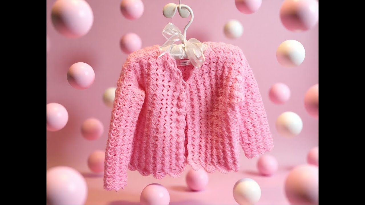 SerendipityGDDs - Lovely Lauren Pink Wool Cardigan for girls aged 2 and 3 #keefhwebdesigns