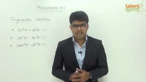 Trigonometry | Introduction | Part 4 | Quantitative Aptitude | TalentSprint Aptitude Prep maths