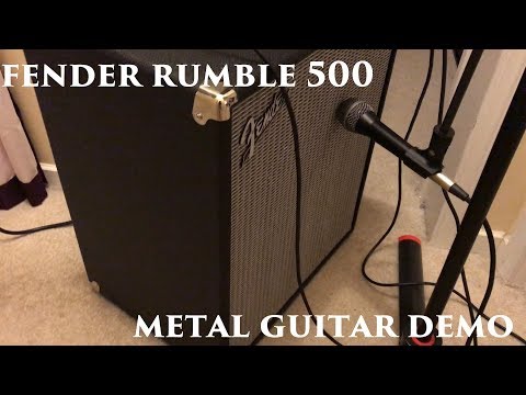 fender-rumble-500---metal-guitar-through-a-bass-amp-demo