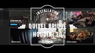 How to setup Quixel Bridge Houdini 20 - Quick Tip