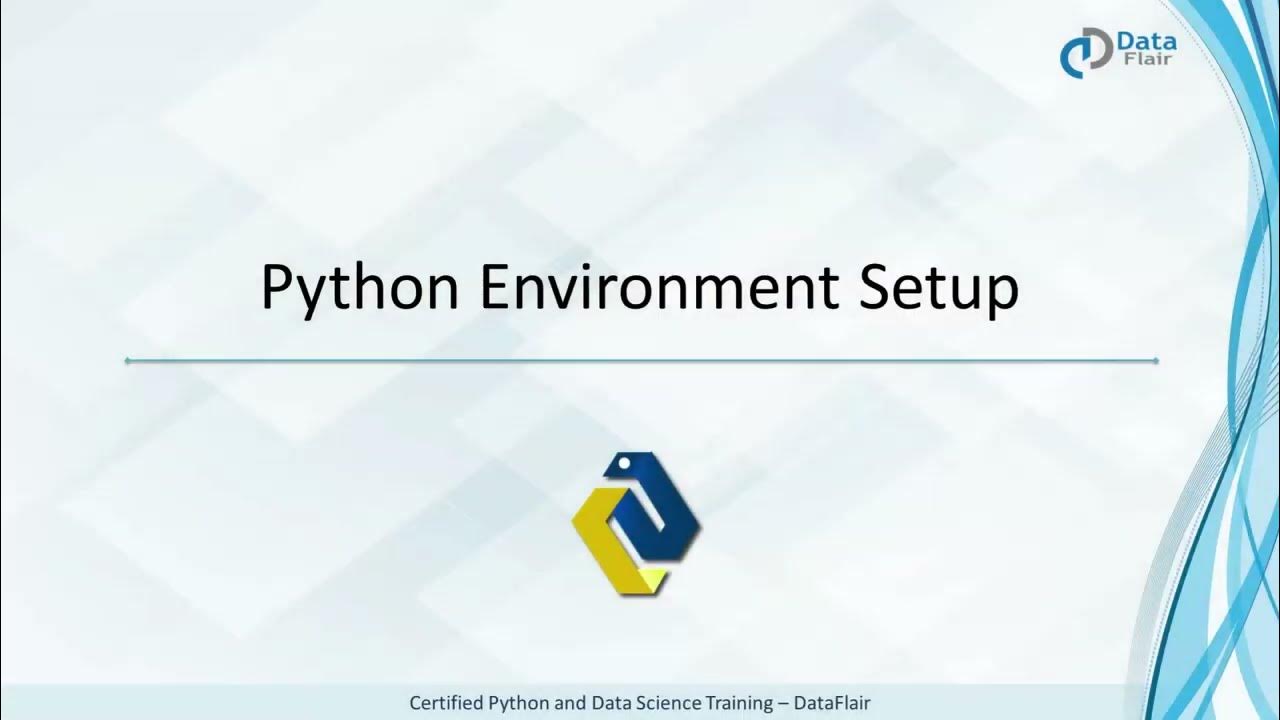 Python Environment Setup - YouTube