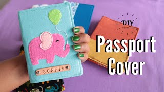 Make Fabric Passport Cover, Passport Cover DIY