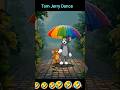 DANCE🤣🤣🤣#reels #tomandjerry #cartoon #animation #kisdsong #music #feedshorts
