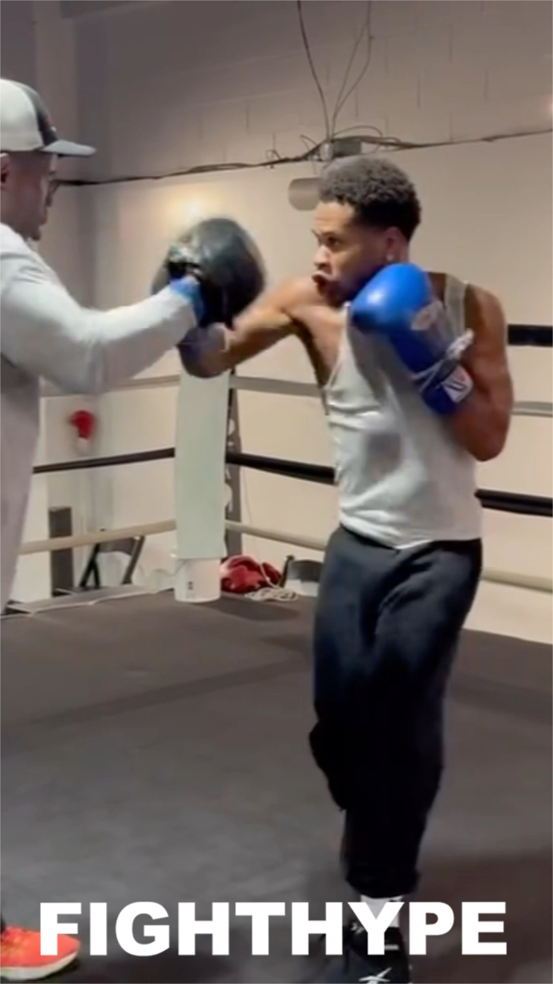 Devin Haney TRAINING with Floyd Mayweather ex-coach Jones; LEVELS UP team for Ryan Garcia PAYBACK
