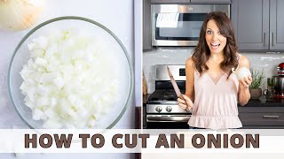 Easily Cut an Onion Like a Pro & Without Crying!