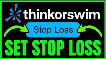 How To SET A STOP LOSS On ThinkorSwim (QUICK & EASY) 2025