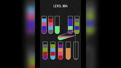 Water sort puzzle level 804