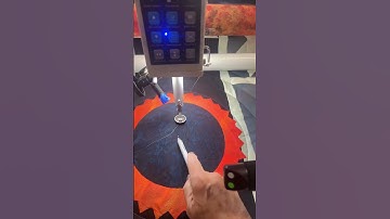 Concentric Circles with Quilt Path #apqs #apqsarizona #apqsquilting #quiltpath