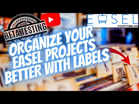 Easel Project Labels - Simple & Easy